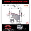 PUERTA C/AGUJEROS PARA ESPEJOS NPR 10/19 RH