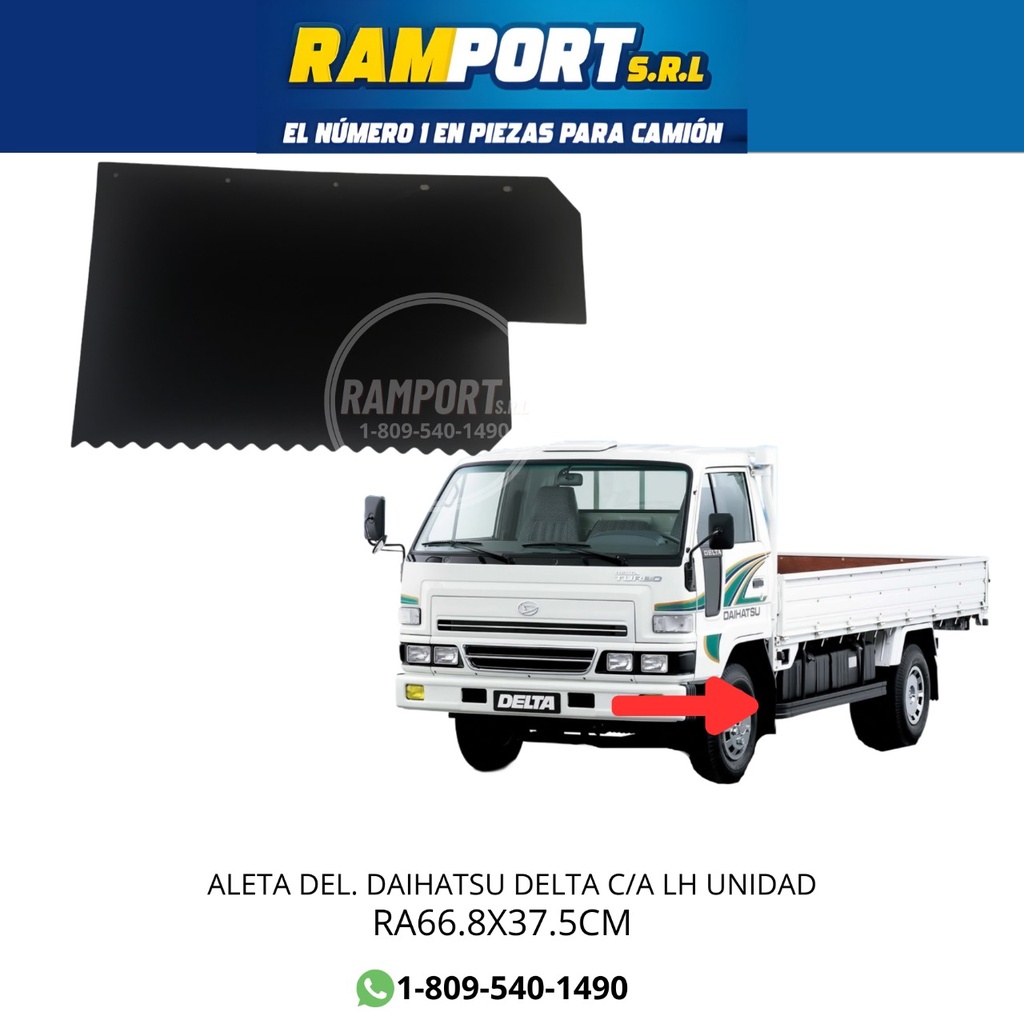 ALETA DEL DELTA C/A LH UNIDAD