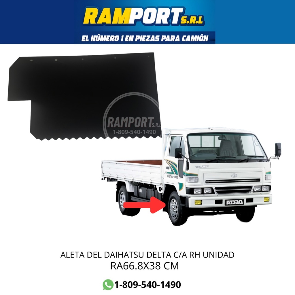 ALETA DEL DELTA C/A RH UNIDAD