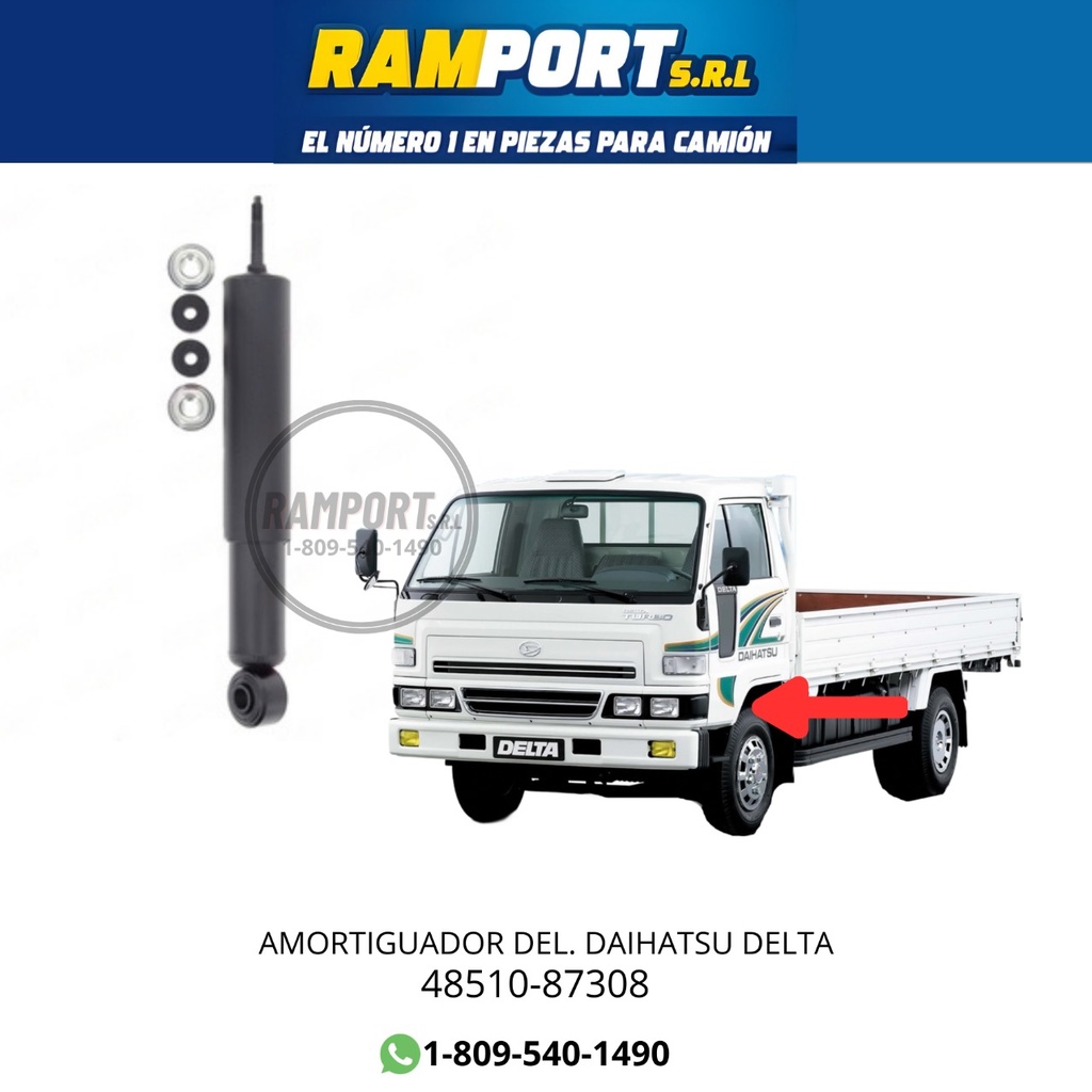 [48510-87308] AMORTIGUADOR DEL DAIHATSU DELTA -4