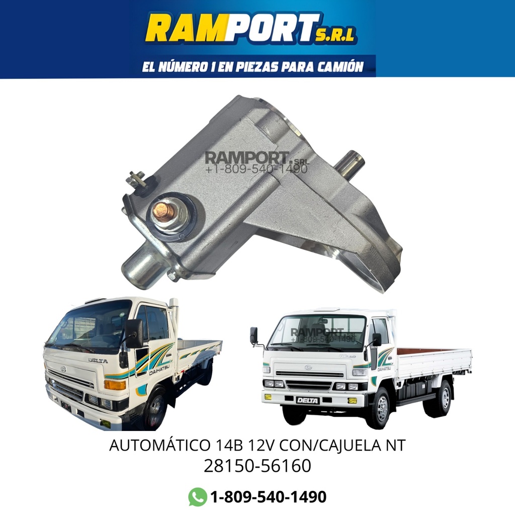AUTOMÁTICO 14B 12V CON/CAJUELA NT