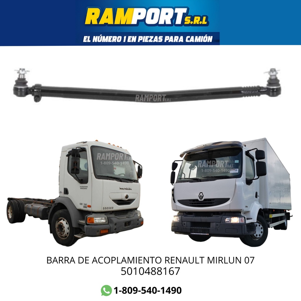 BARRA DE ACOPLAMIENTO RENAULT MIRLUN 07 *
