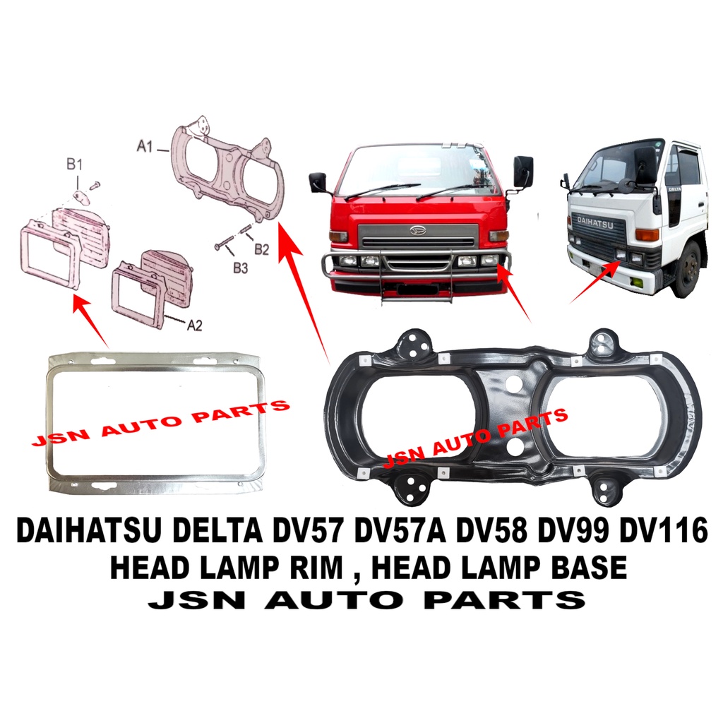 BASE SEALED BEAM DELTA LH RH