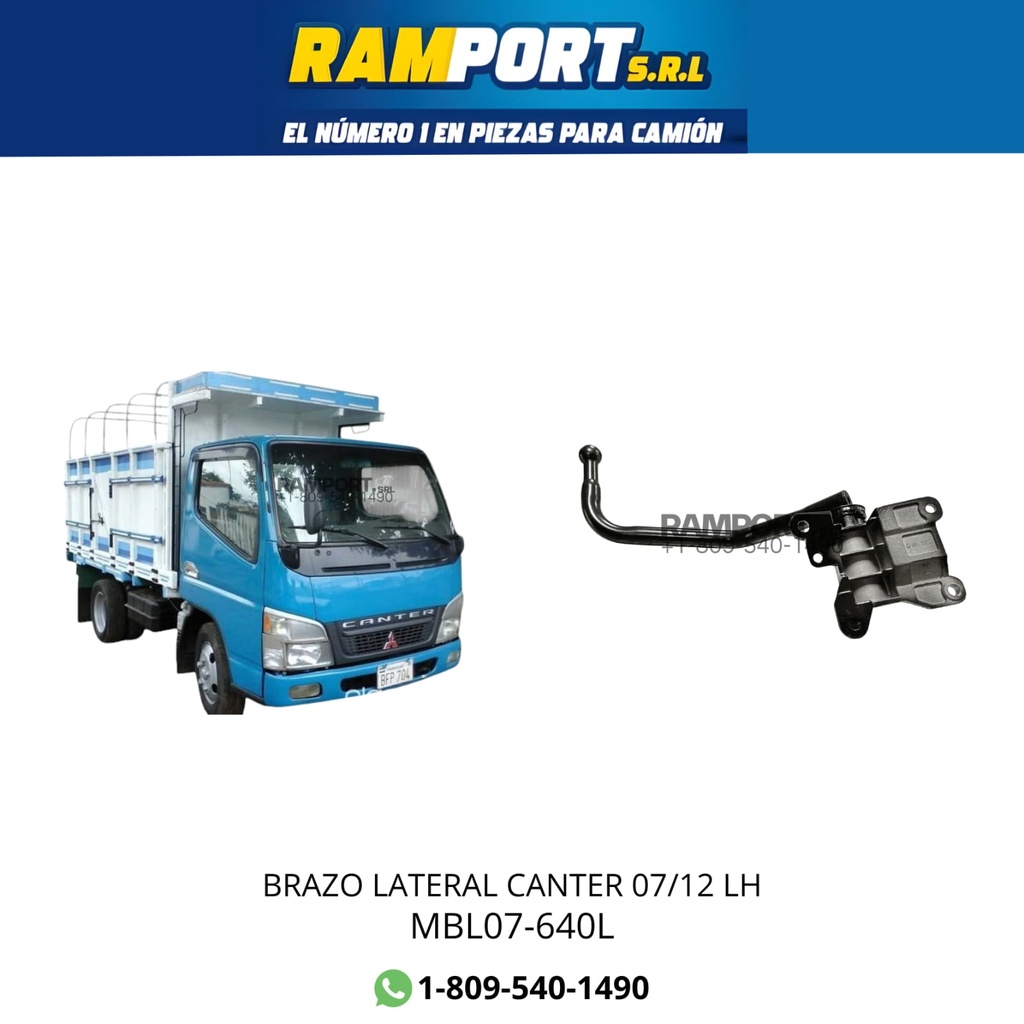 [MBL07-640L] BRAZO LATERAL CANTER 07/12 LH