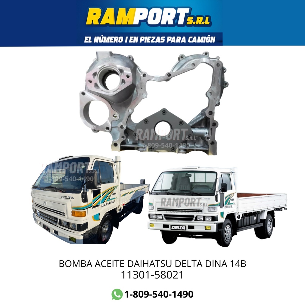 BOMBA ACEITE DAIHATSU DELTA DINA 14B -4