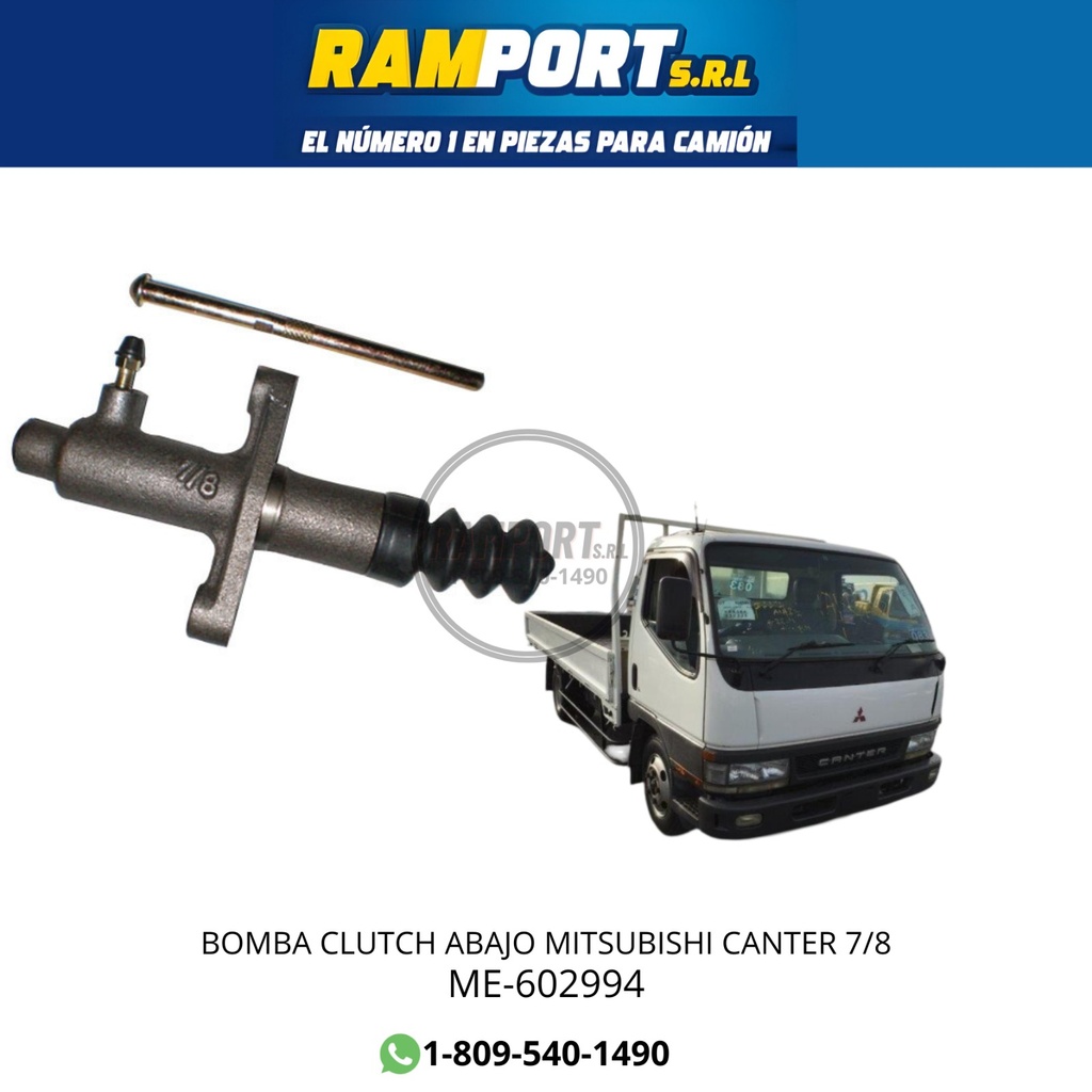 [ME-602994] BOMBA CLUTCH ABAJO MITSUBISHI CANTER 7/8