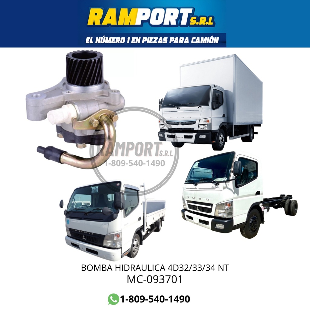 BOMBA DIRECCIÓN HIDRÁULICA 4D32/33/34