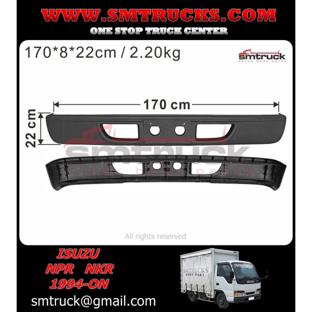 [ISL94-200B] BUMPER ISUZU NPR 96/03 C/E SIN OLLO