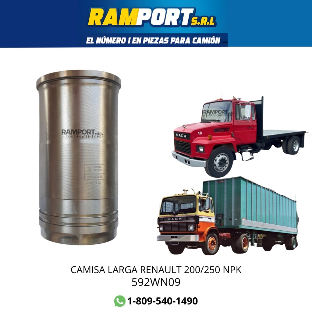 [5000336162] CAMISA RENAULT 200/250 LARGA  *