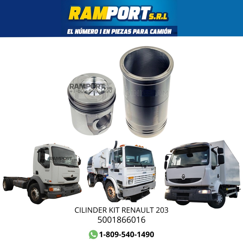 CYLINDER KIT RENAULT 203  *