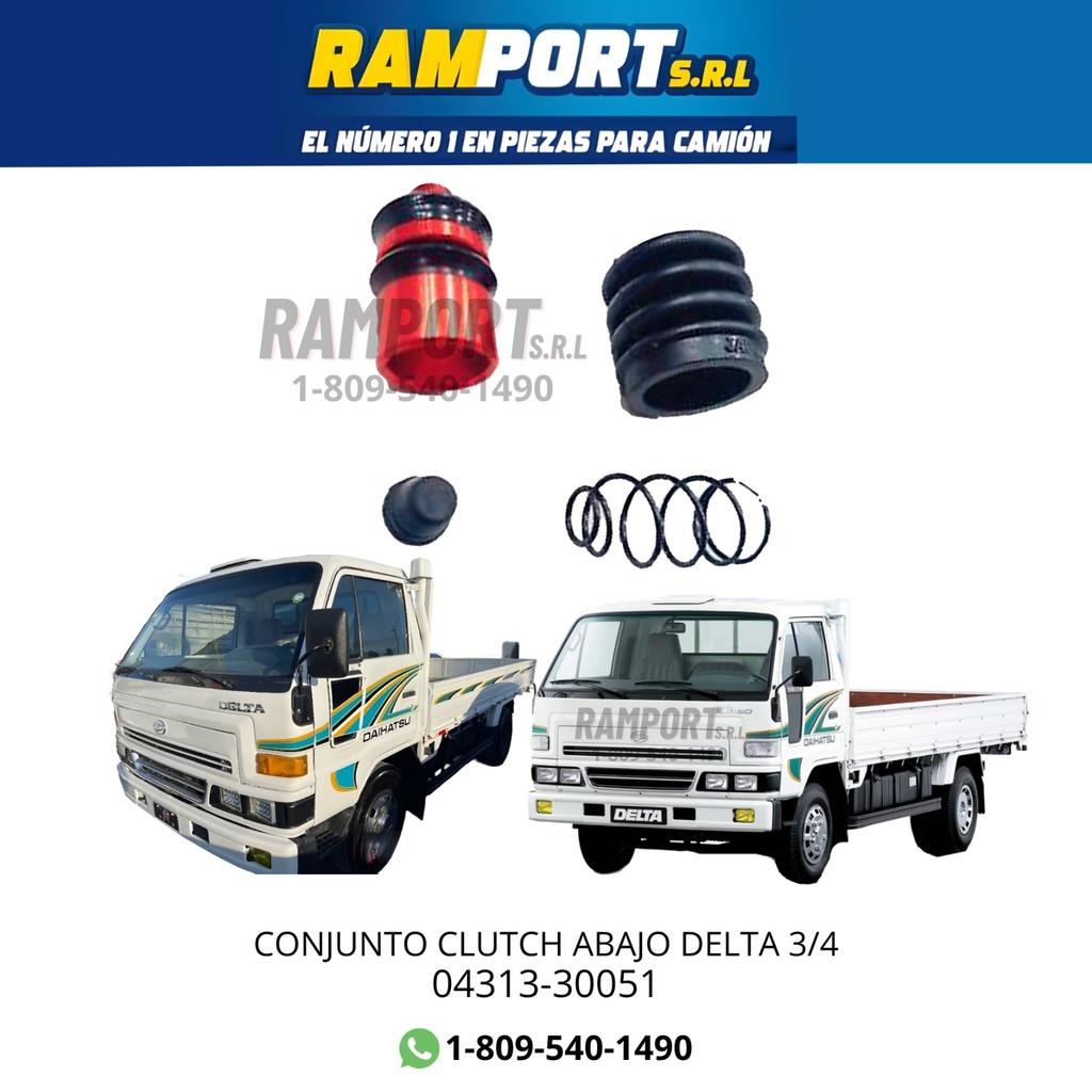 [04313-30051             ] CONJUNTO CLUTCH INFERIOR DELTA 3/4