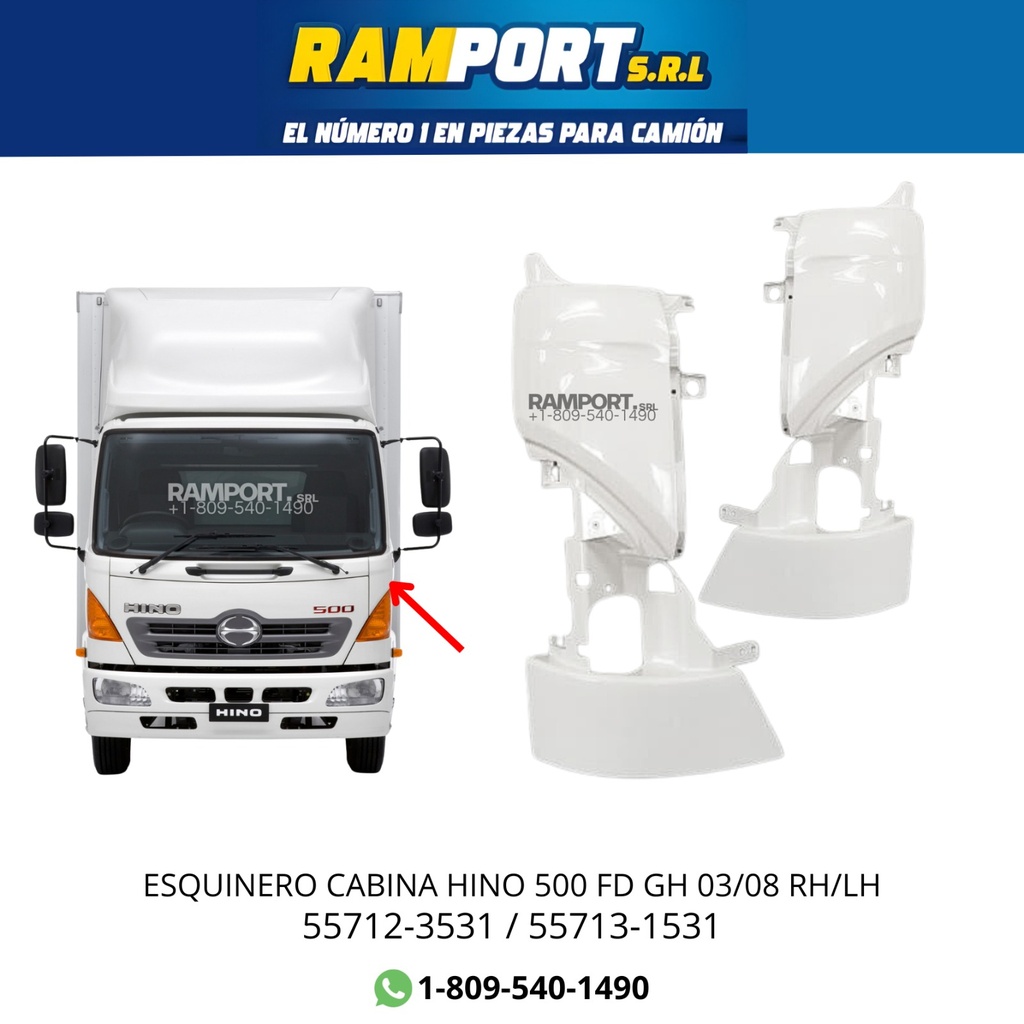 PANEL DE ESQUINA HINO 500 FD GH 03/08 LH
