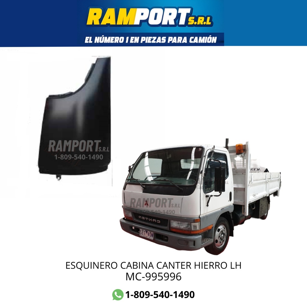 [MC-995996] PANEL DE ESQUINA MITSUBISHI CANTER HIERRO LH