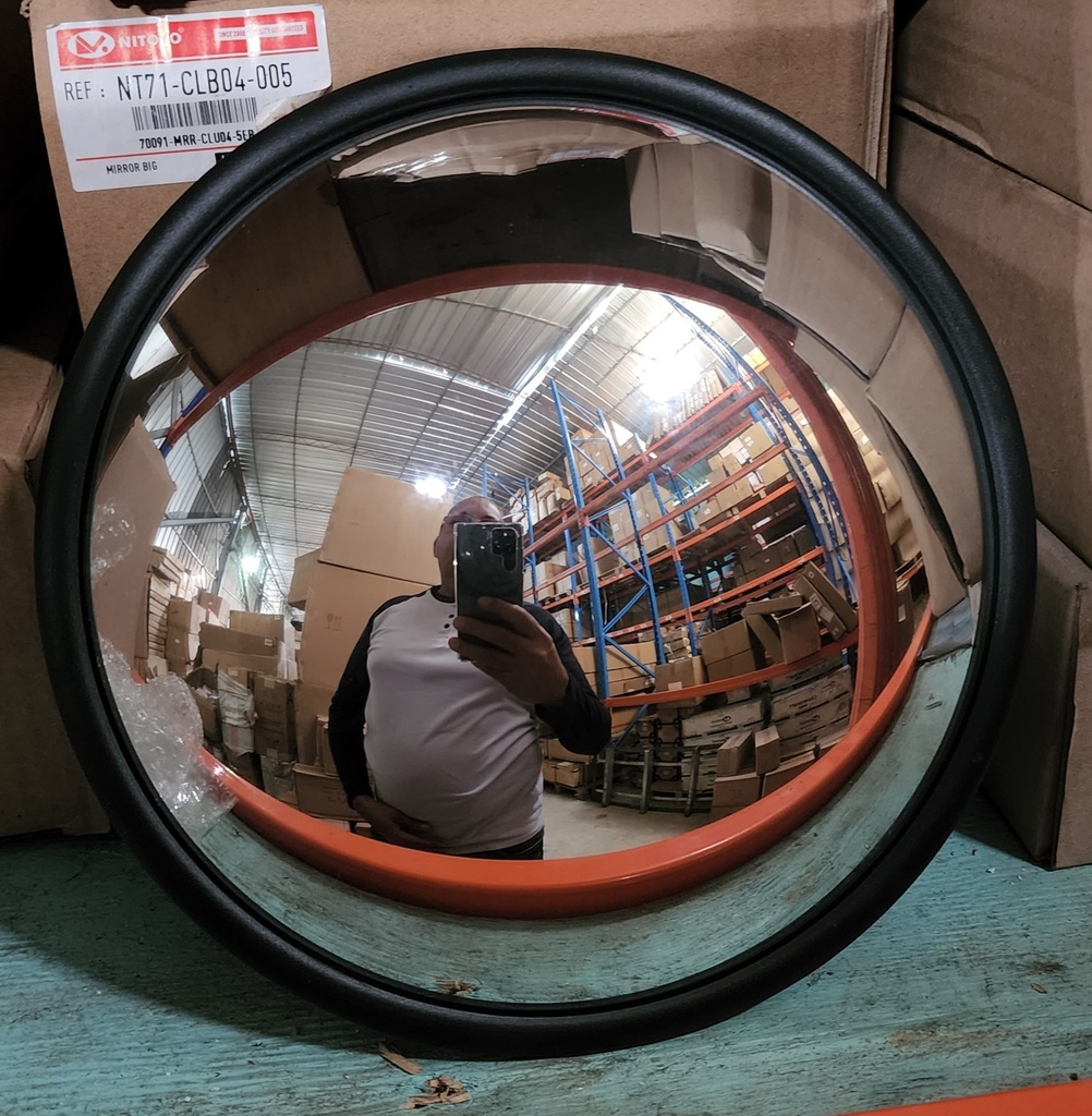 ESPEJO AUXILIAR 10P NEGRO REDONDO