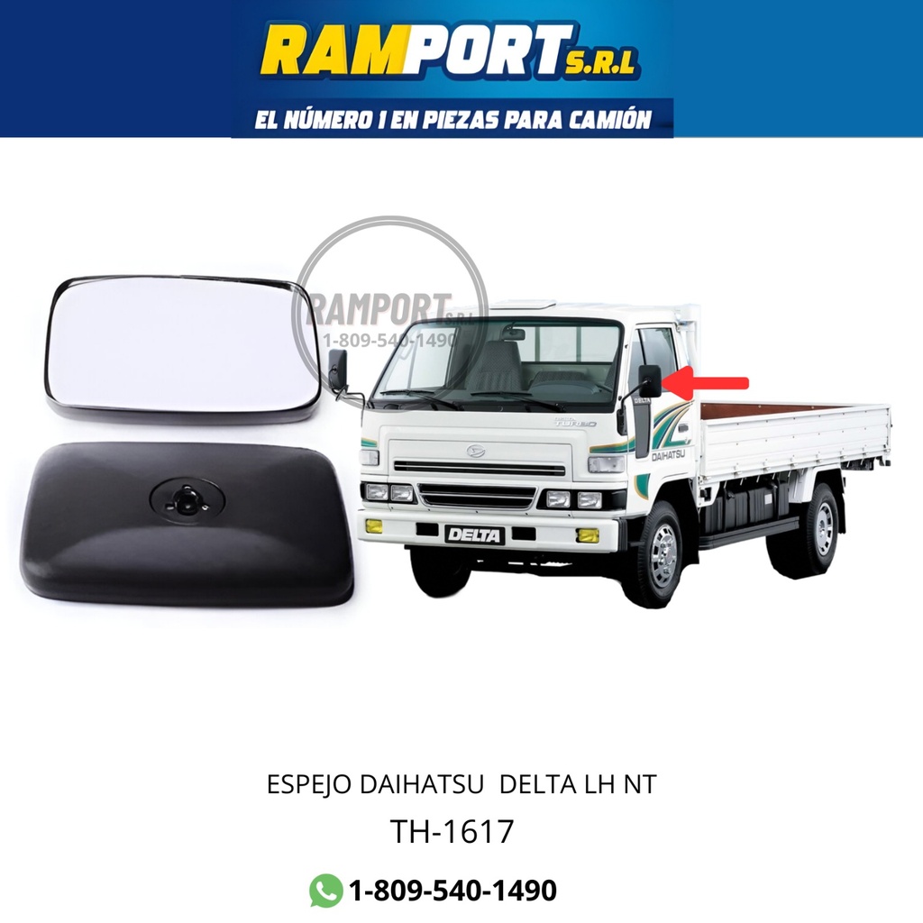 [TH-1617 NT] ESPEJO DAIHATSU DELTA LH 