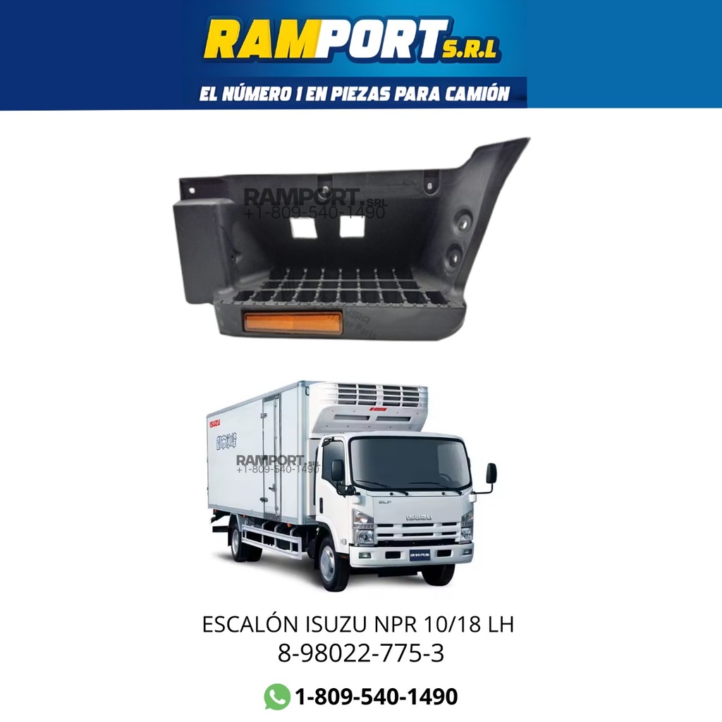 ESCALÓN ISUZU NPR 10/18 LH 