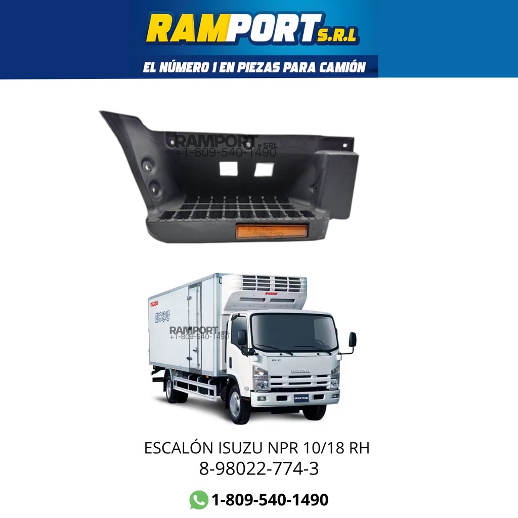 ESCALÓN ISUZU NPR 10/18 RH 