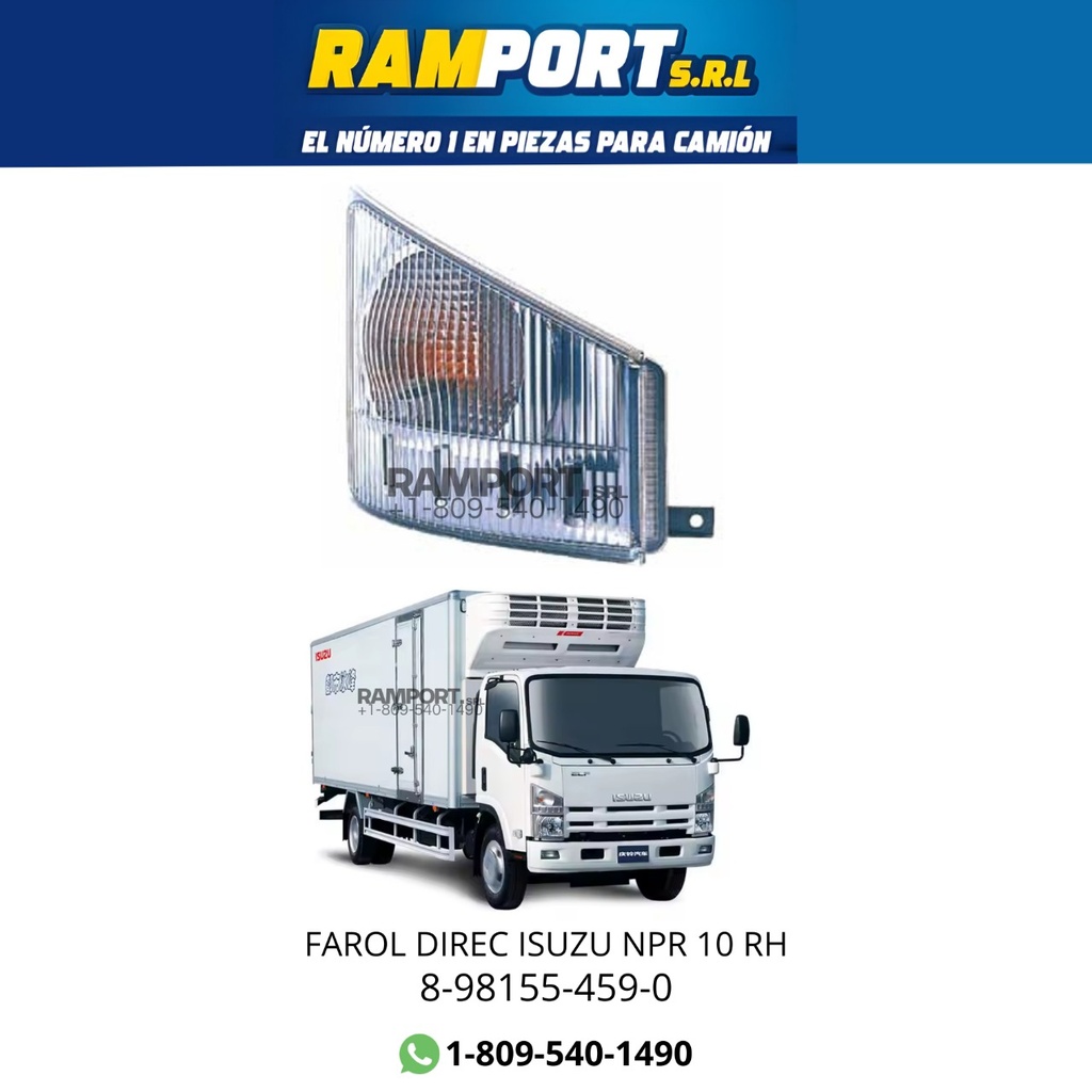 [8-98155-459-0        ] FAROL DIREC ISUZU NPR 10 RH
