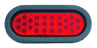 FAROL LATERAL OVALADO TRAILER ROJO *