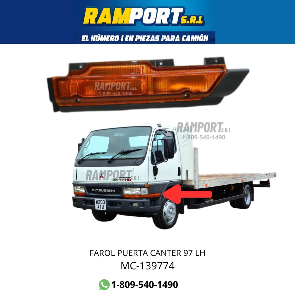 [MC-139774] FAROL LATERAL MITSUBISHI CANTER 97/06 LH