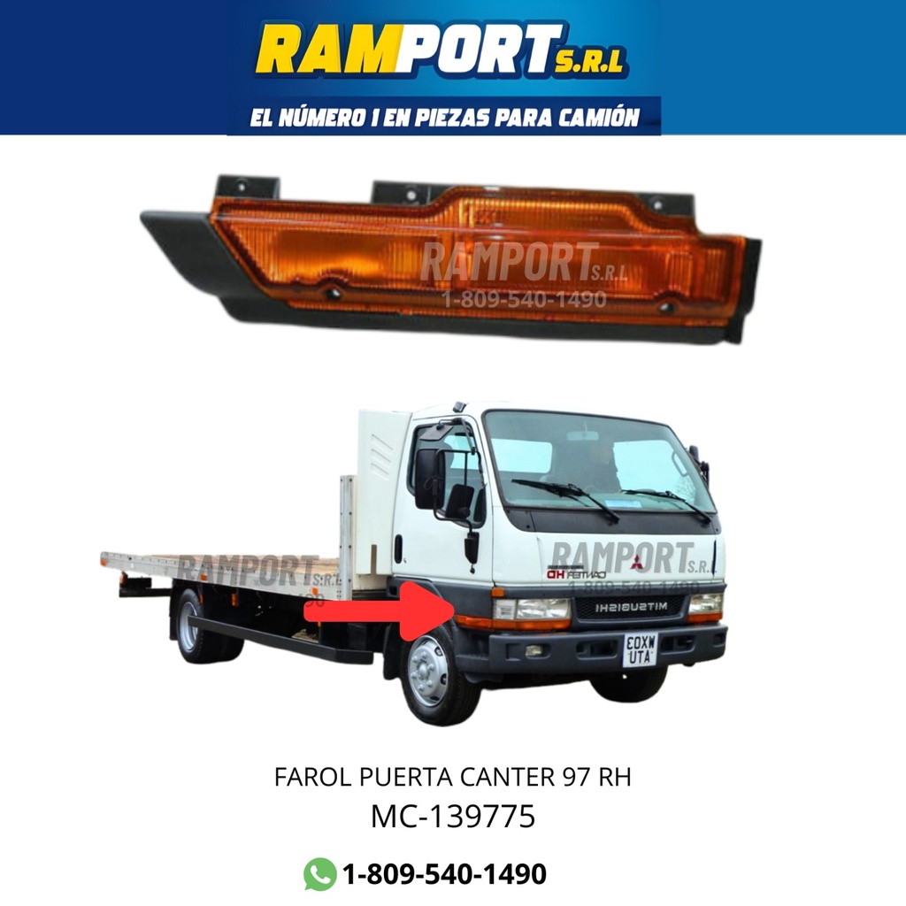 FAROL LATERAL MITSUBISHI CANTER 97/06 RH