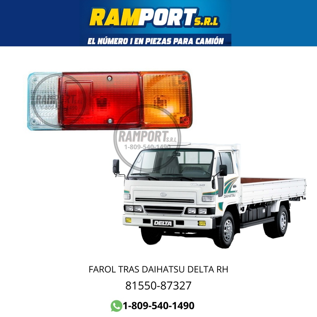 FAROL TRAS DAIHATSU DELTA RH -4