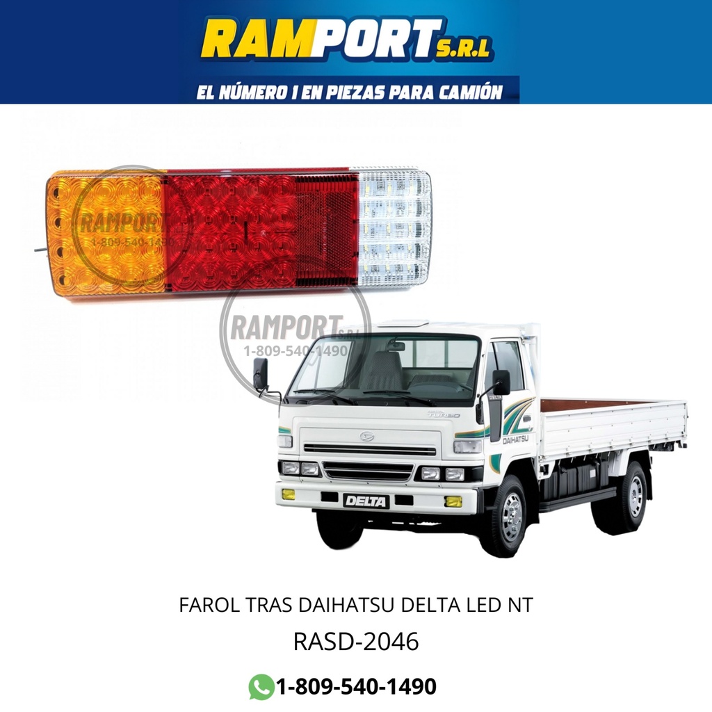 [RASD-2046] JGO FAROL TRAS DELTA LED 2PCS