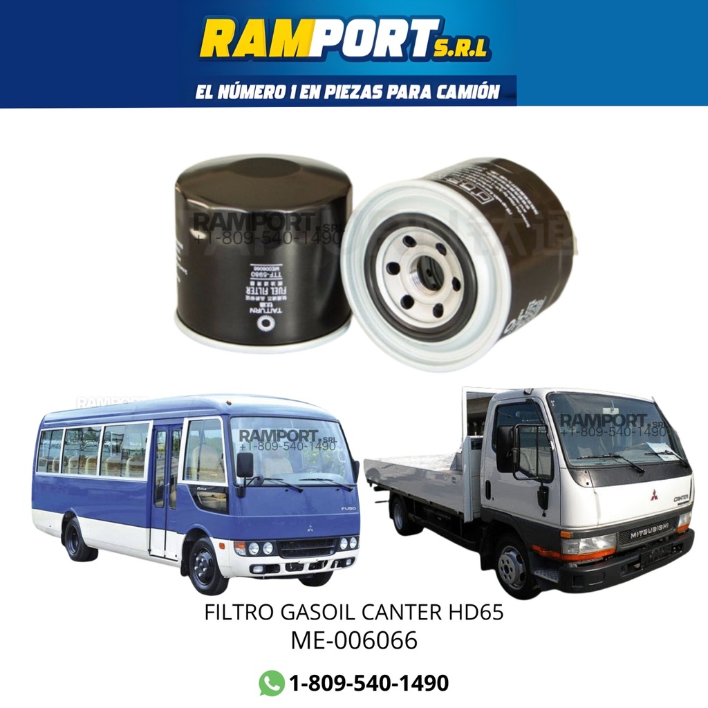 FILTRO GASOIL CANTER HYUNDAI HD65