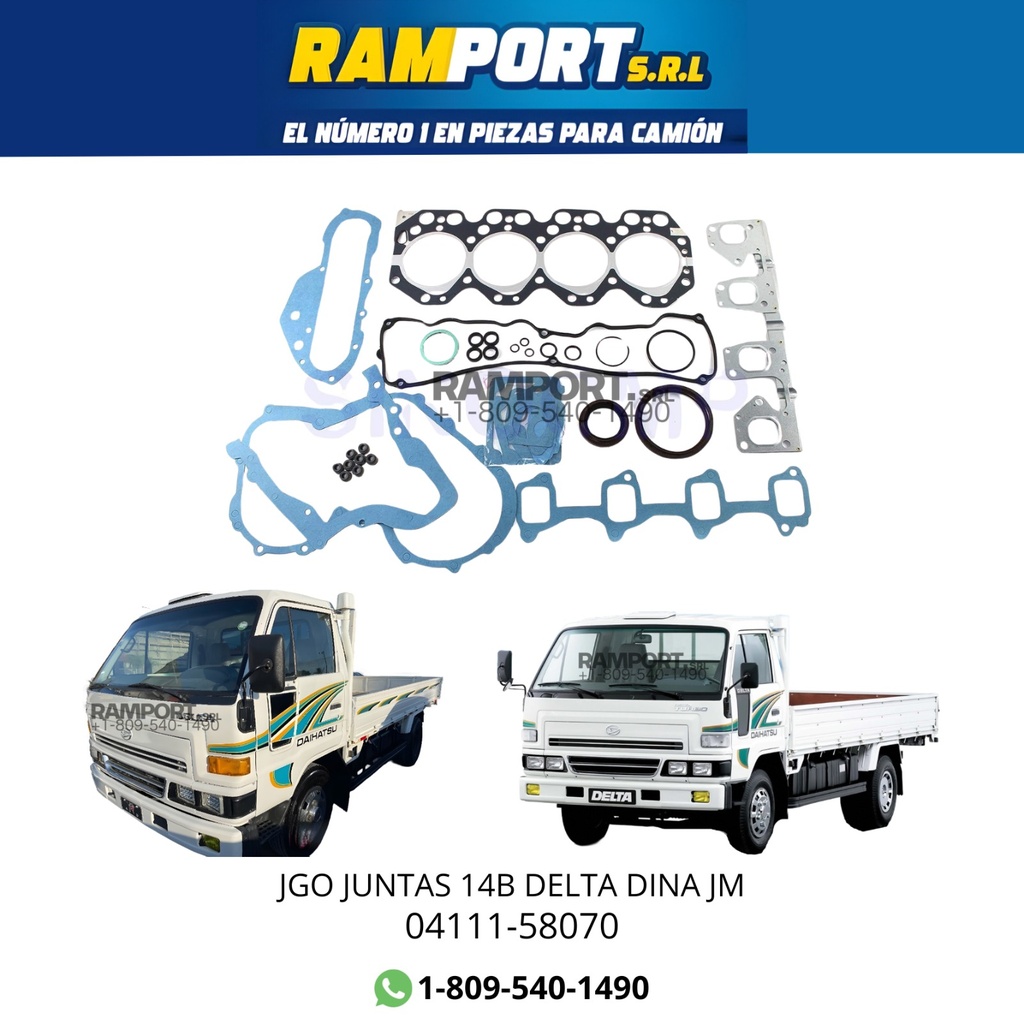 JGO JUNTAS 14B DELTA DINA JM -4