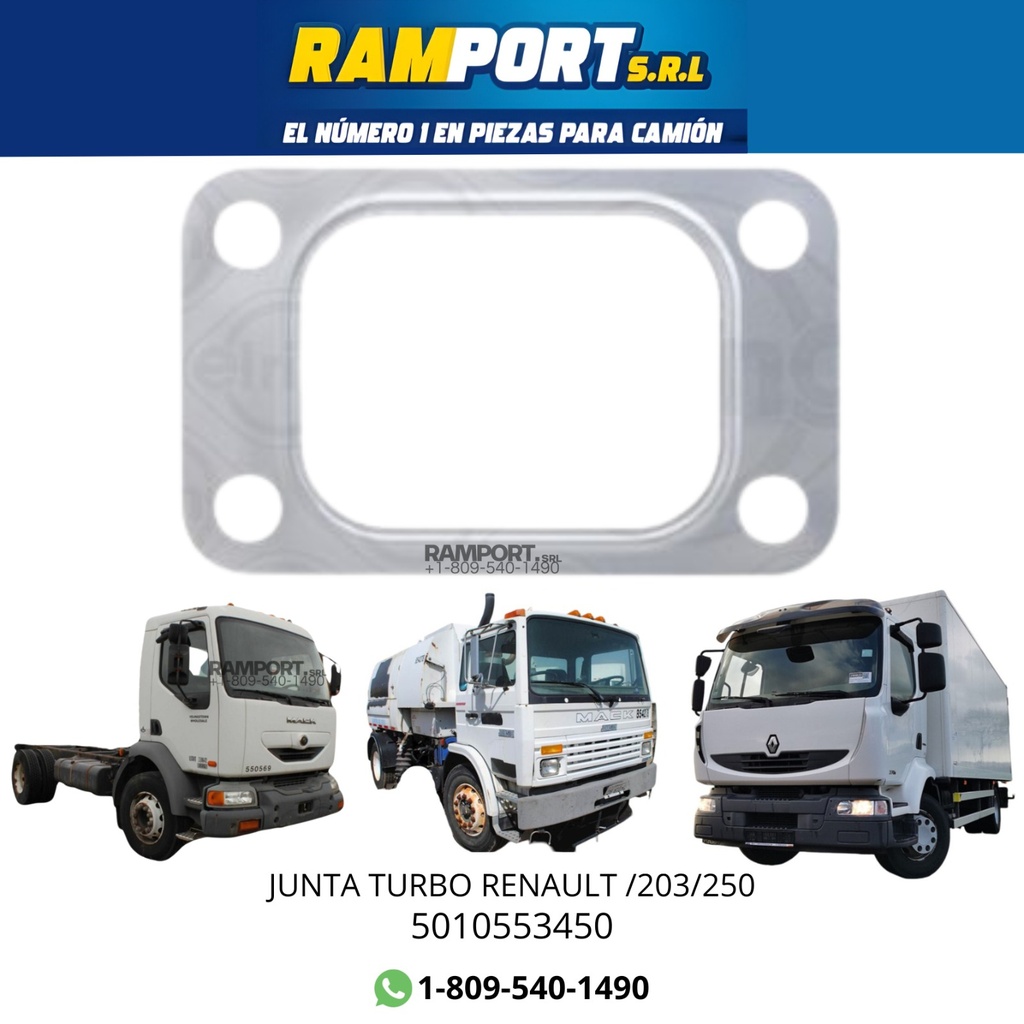 [5010553450] JUNTA TURBO RENAULT /203/250 *