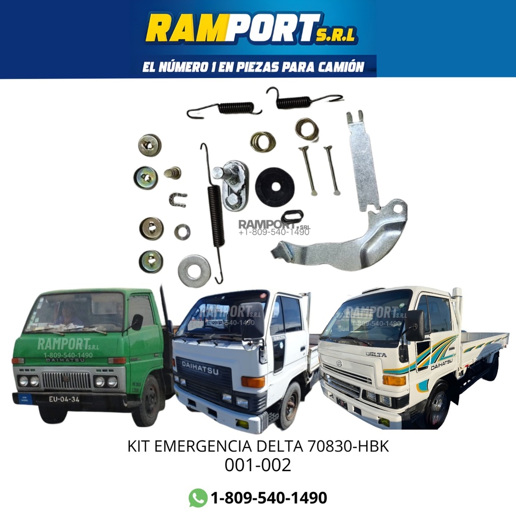 KIT SPRING EMERGENCIA DELTA 70830-HBK