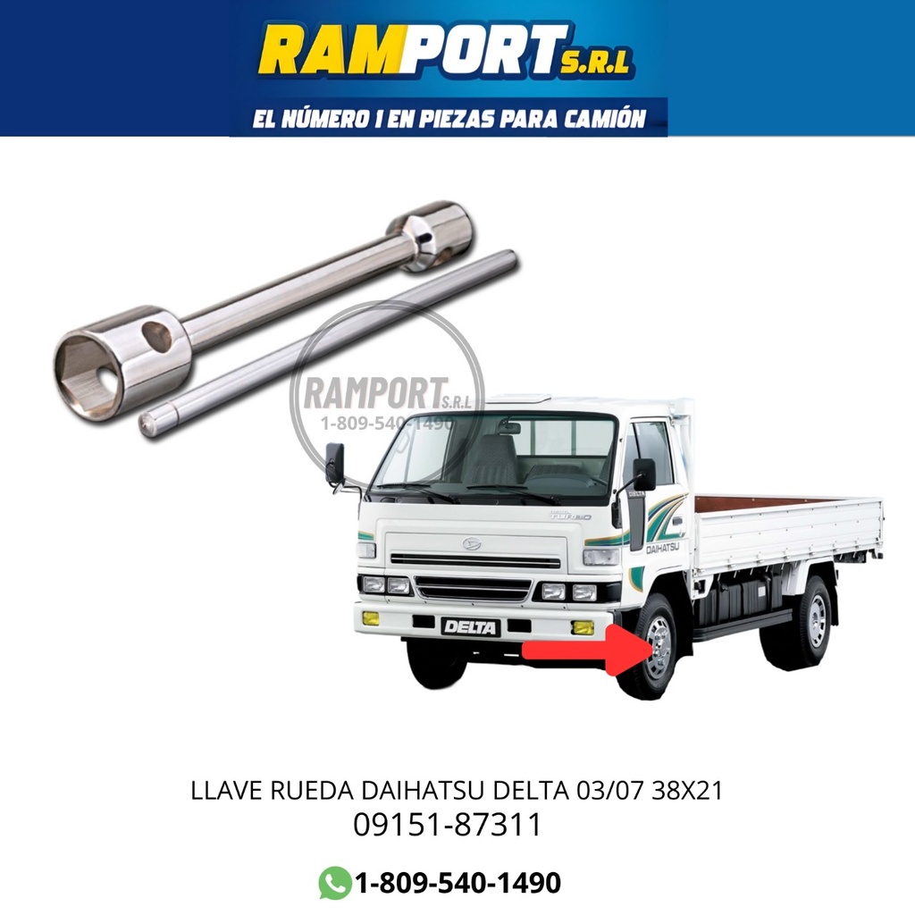 LLAVE RUEDA DAIHATSU DELTA 82/02 