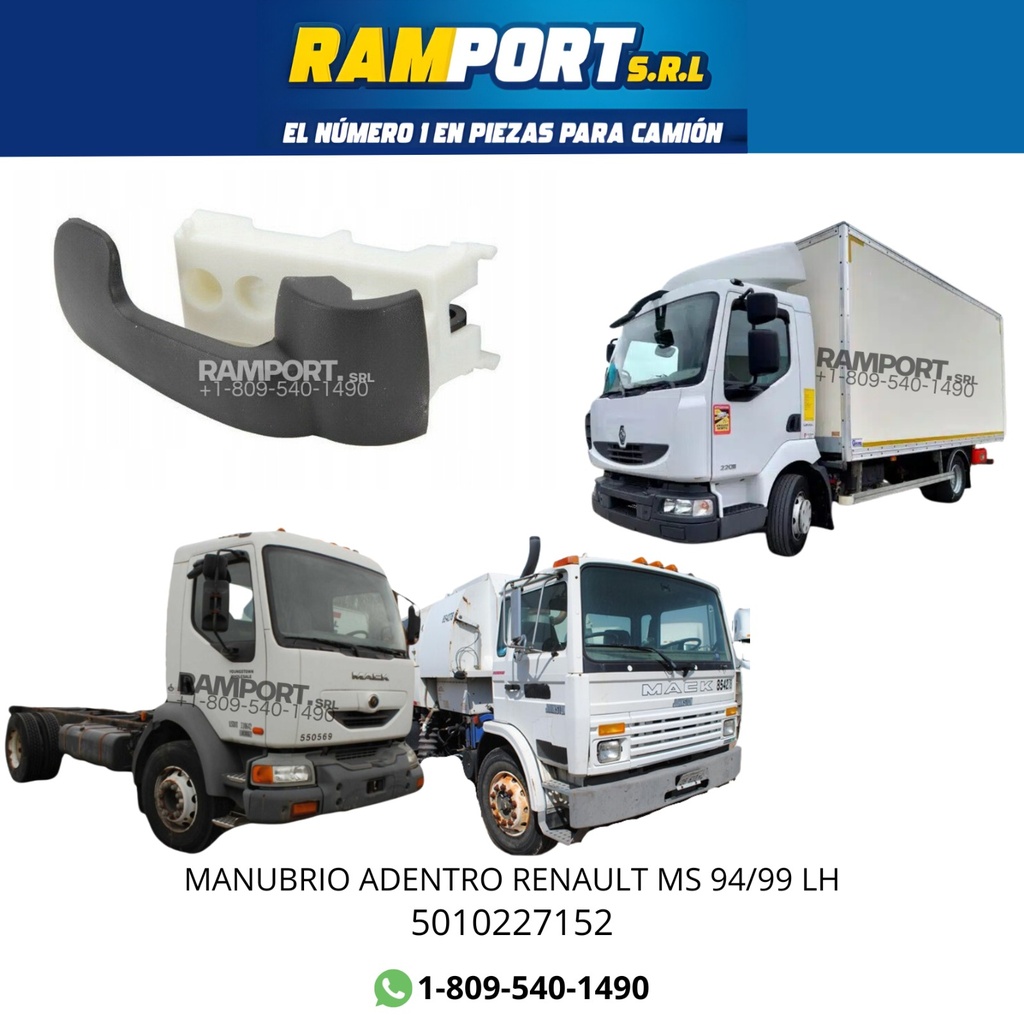 [5010227152] MANUBRIO RENAULT MS 94/99 LH ADENTRO*