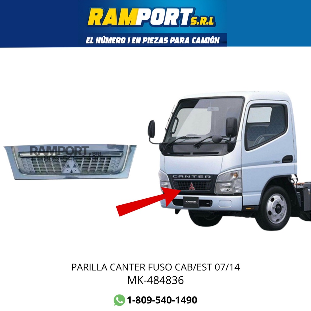 PARILLA CANTER FUSO CAB/EST 07/14