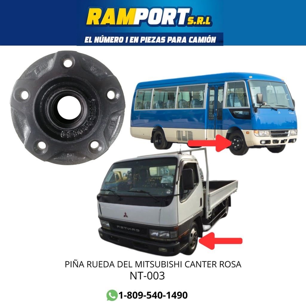 [NT-003      ] CUBO RUEDA DEL CANTER ROSA -4