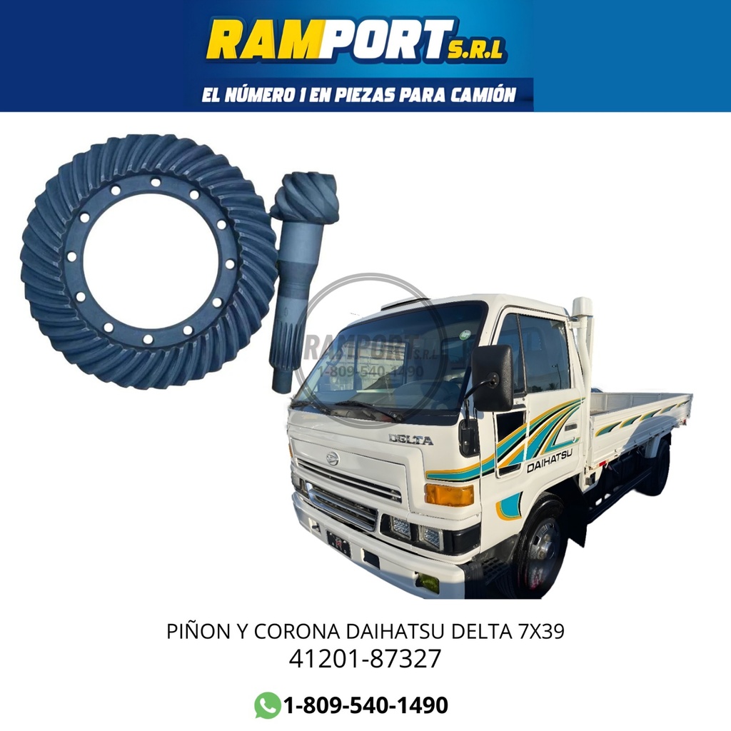PIÑON Y CORONA DELTA 7X39