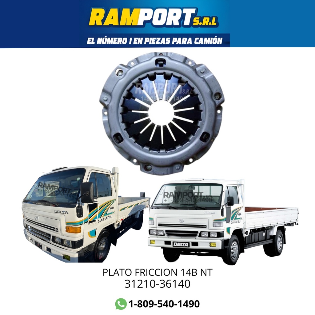 PLATO FRICCION 14B DELTA DINA -4