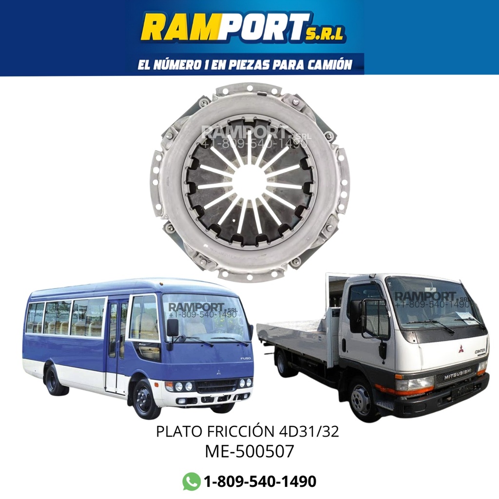 [ME-500507 NT] PLATO FRICCIÓN 4D31/32 -4