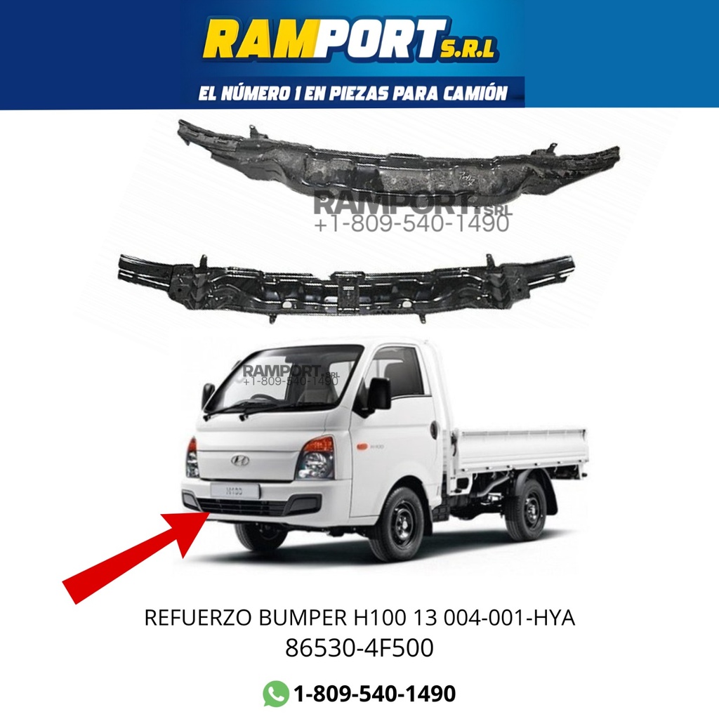 REFUERZO BUMPER HYUNDAI H100 13 004-001-HYA