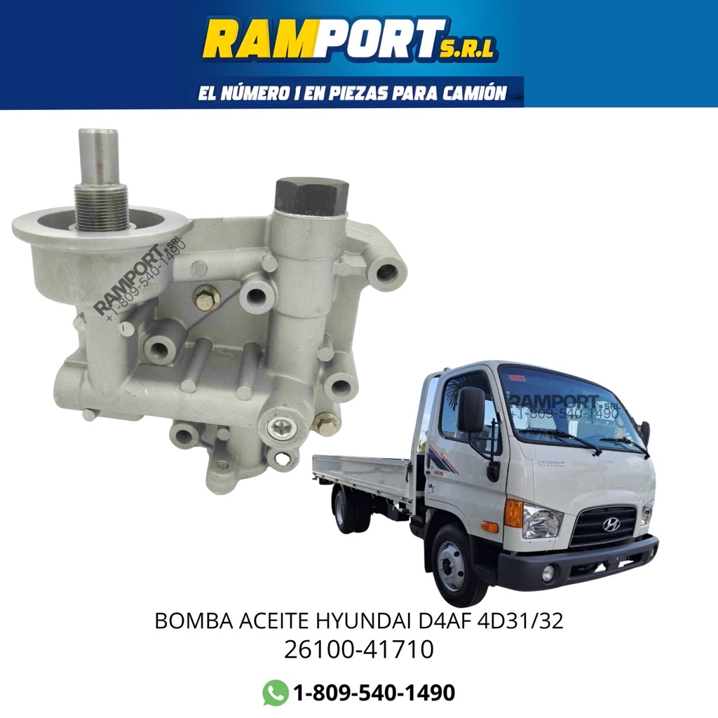 BOMBA ACEITE HYUNDAI D4AF 4D31/32