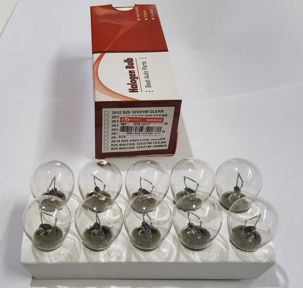 [1073-12V-T] BOMBILLO 1 CONTACTO 12V 1073