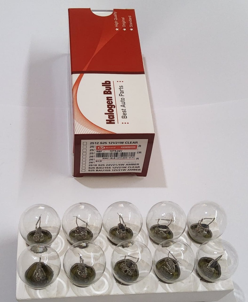 [1073-24V-T] BOMBILLO 1 CONTACTO 24V 1073