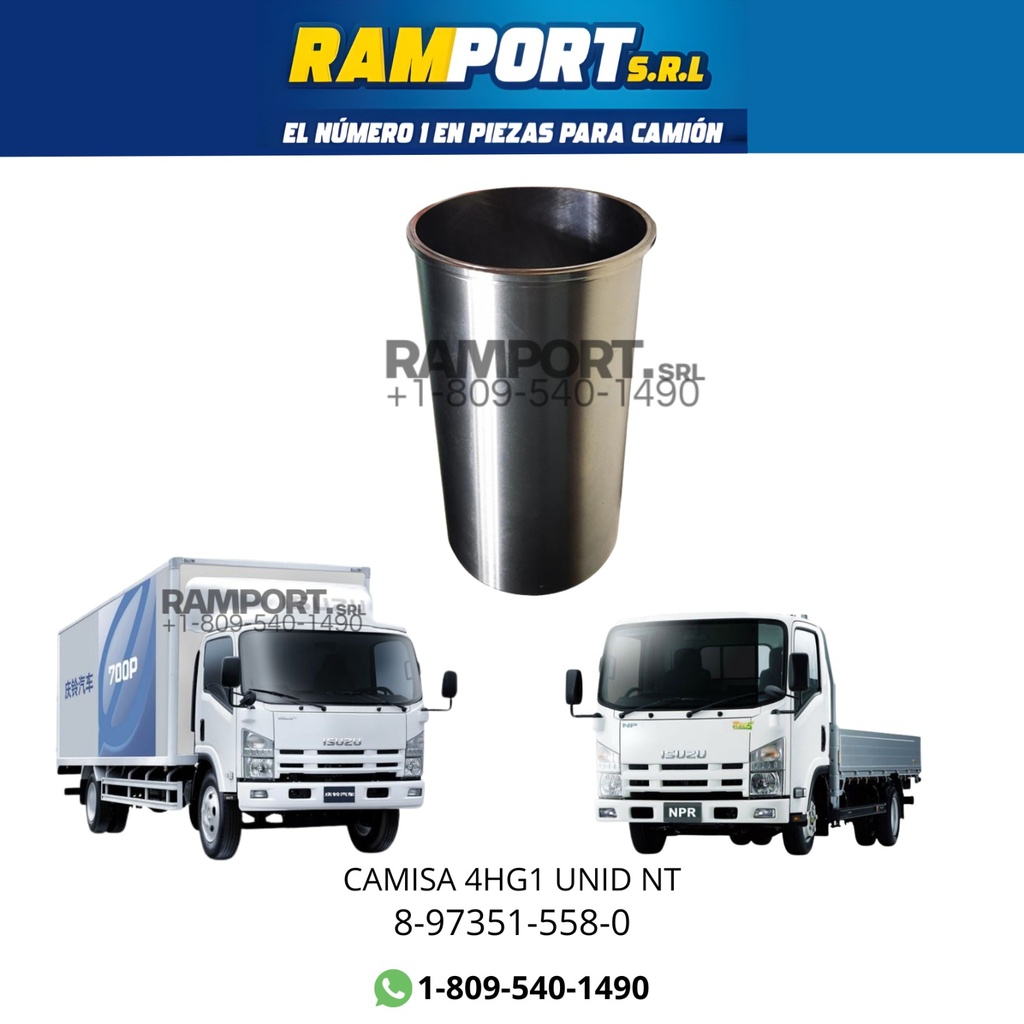 [8-97351-558-0 NT] CAMISA ISUZU 4HG1/4HFI UNID