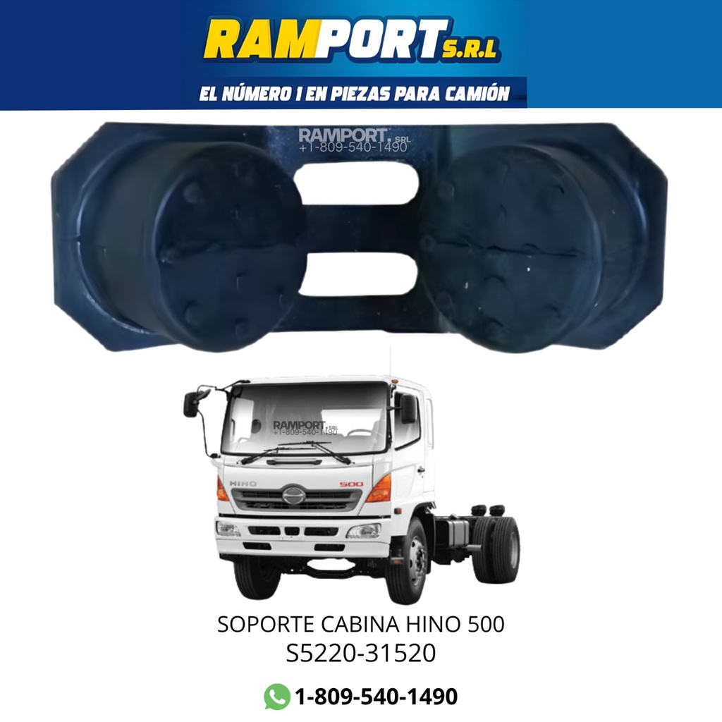 [S5220-31520] SOPORTE CABINA HINO 500