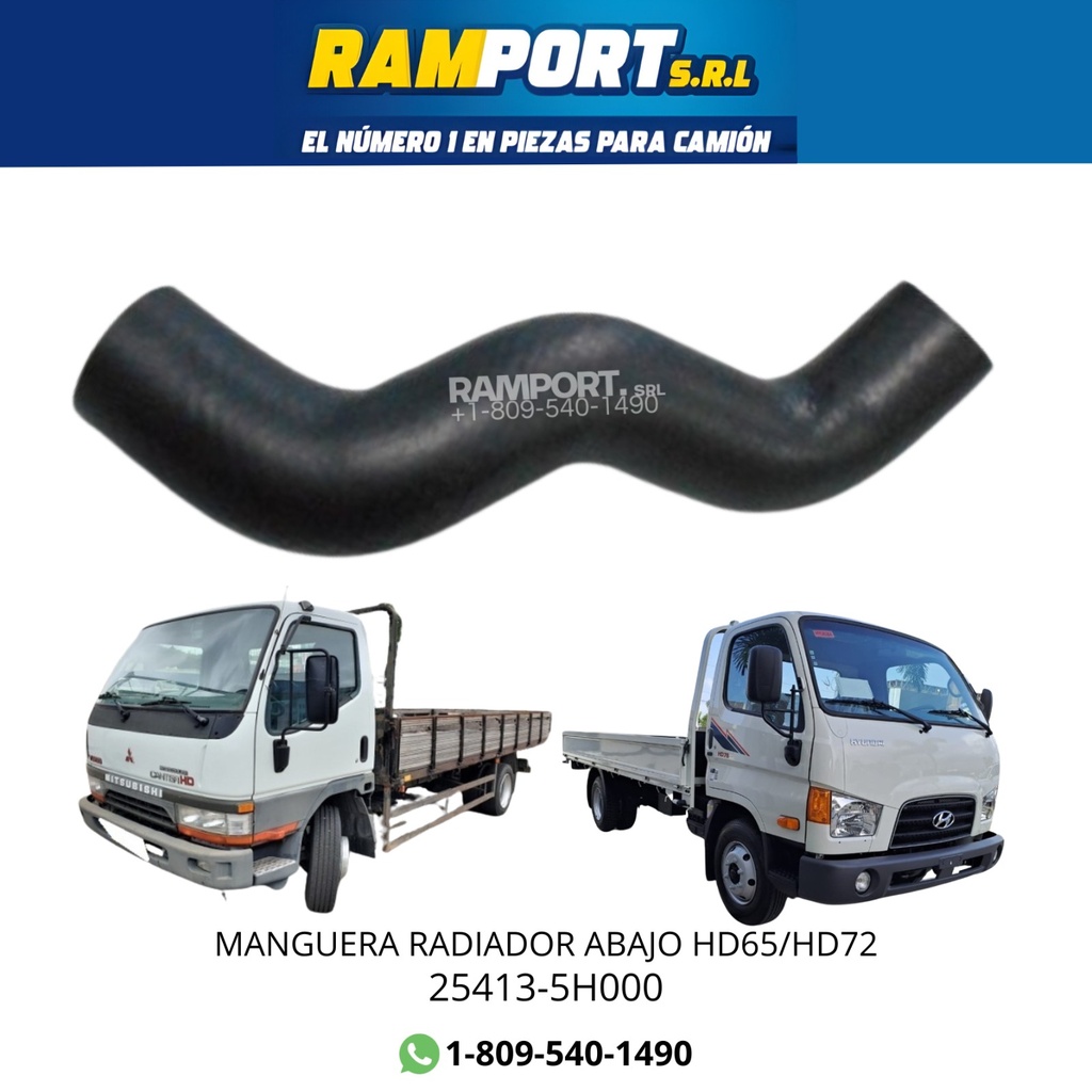 MANGUERA/R ABAJO HYUNDAI HD65/HD72