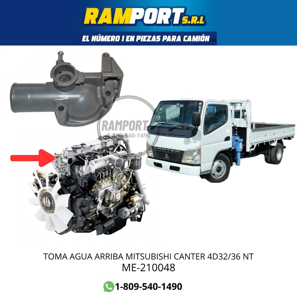 [ME-210048] TOMA AGUA SUPERIOR 4D32/36 -5