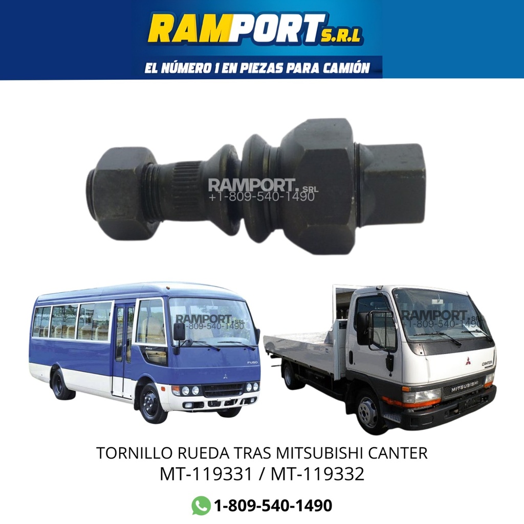 TORNILLO RUEDA TRAS CANTER LH