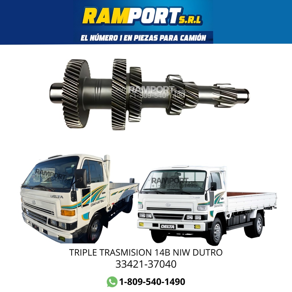 TRIPLE TRANSMISION 14B NIW DUTRO