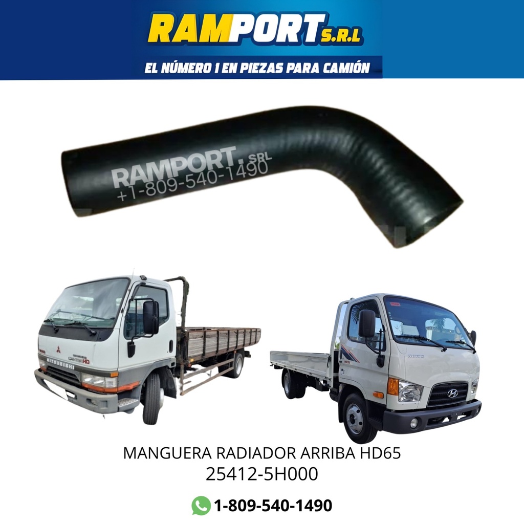 [25412-5H000] MANGUERA/R ARRIBA HYUNDAI HD65