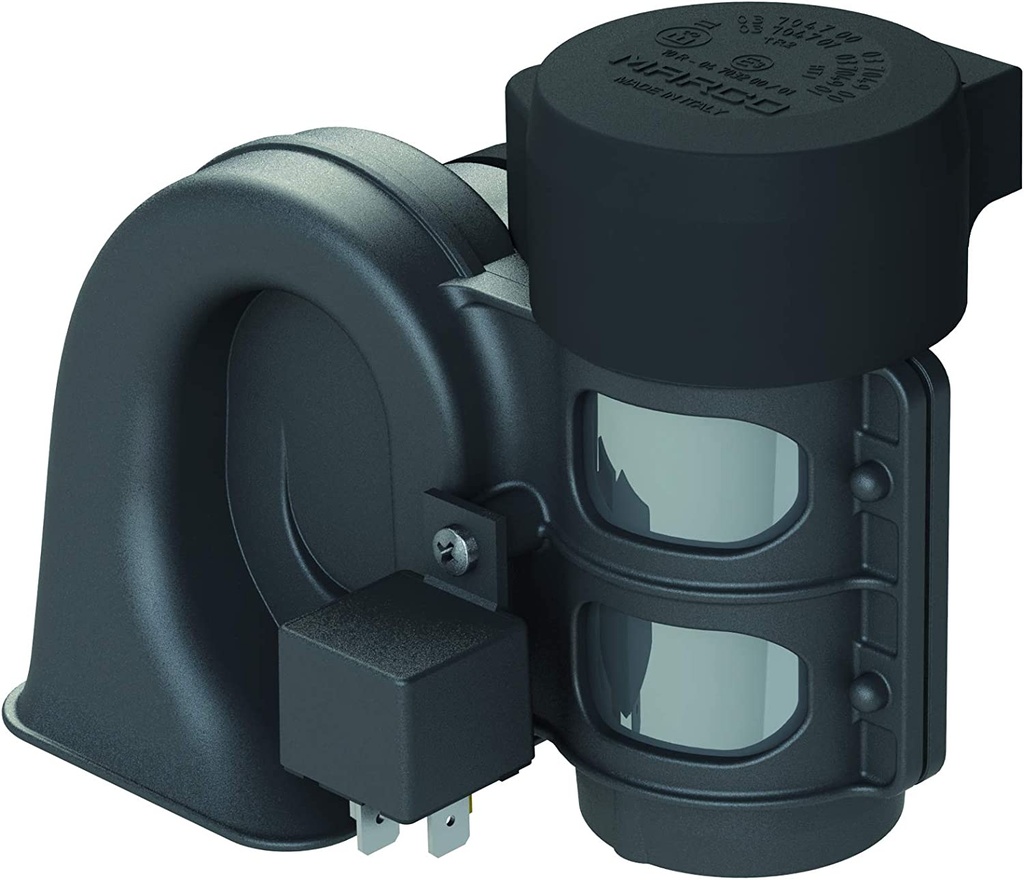 [24V NT] BOCINA COMPRESSOR 24V NEGRA